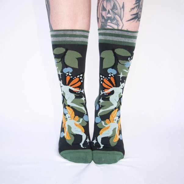 Fanciful Fairies Crew Socks