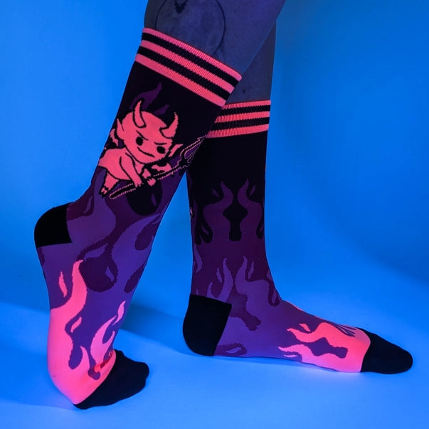 Hot As Heck Footclothes X Dwybo Crew Socks