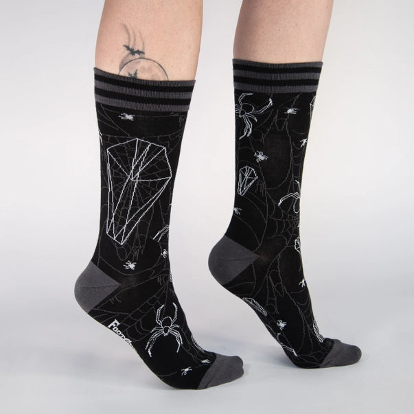 I Just Really Like Spiders, Ok? Fc X Dwybo Crew Socks
