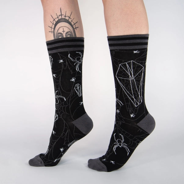 I Just Really Like Spiders, Ok? Fc X Dwybo Crew Socks