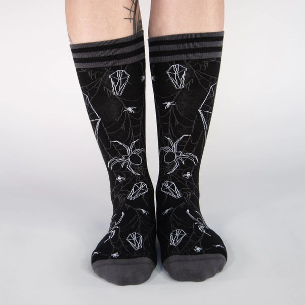 I Just Really Like Spiders, Ok? Fc X Dwybo Crew Socks