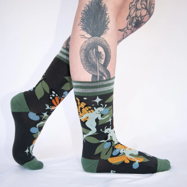 Fanciful Fairies Crew Socks