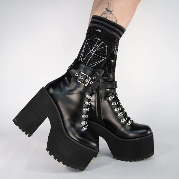 I Just Really Like Spiders, Ok? Fc X Dwybo Crew Socks