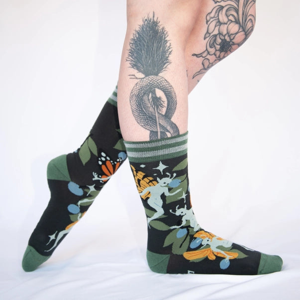 Fanciful Fairies Crew Socks