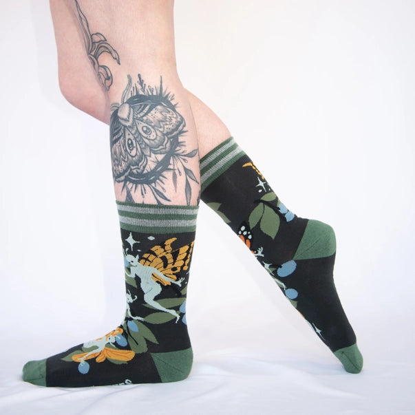 Fanciful Fairies Crew Socks