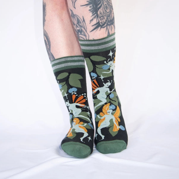 Fanciful Fairies Crew Socks