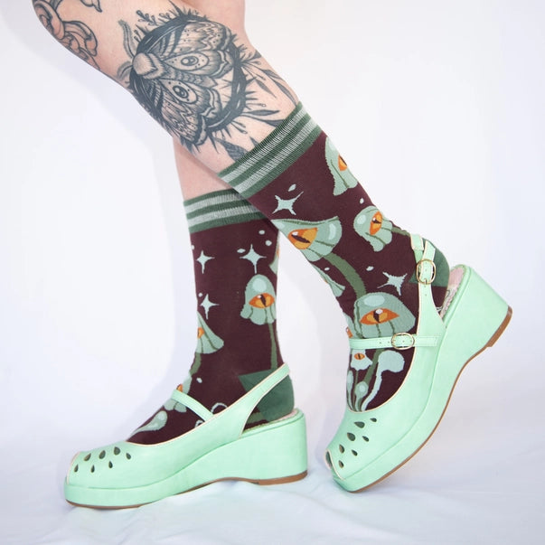 Mystic Mushrooms Crew Socks