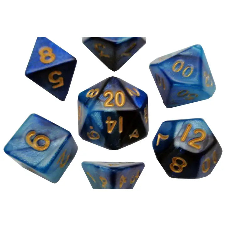 10mm Mini Dice Acrylic Polyhedral Set