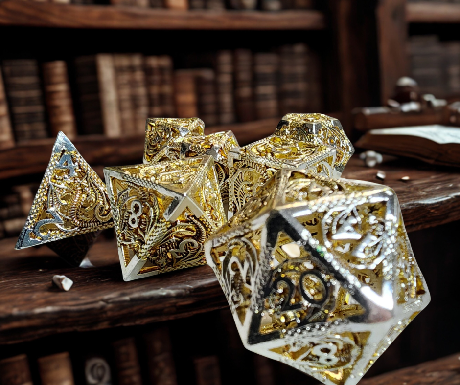 Glittering Philosophy Hollow Metal Dice