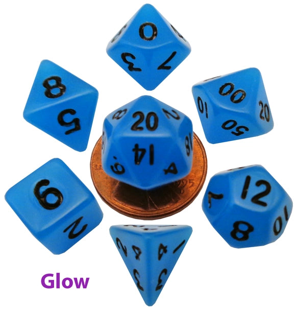 10mm Mini Dice Acrylic Polyhedral Set