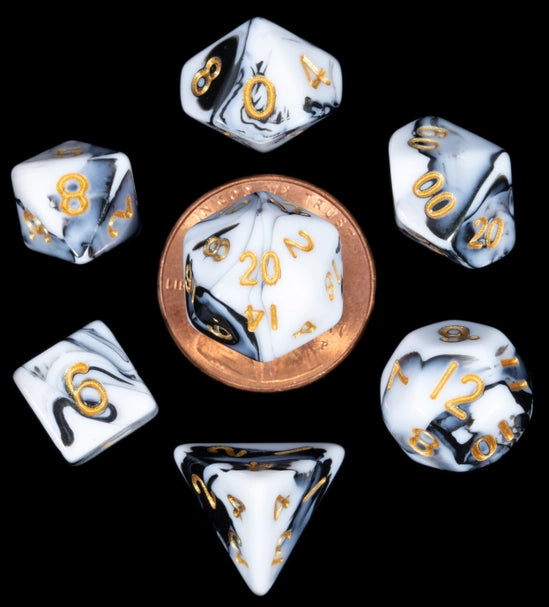 10mm Mini Dice Acrylic Polyhedral Set