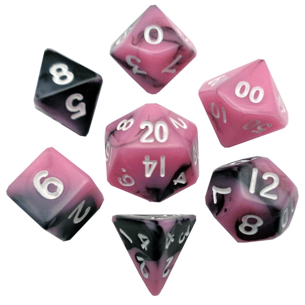 10mm Mini Dice Acrylic Polyhedral Set