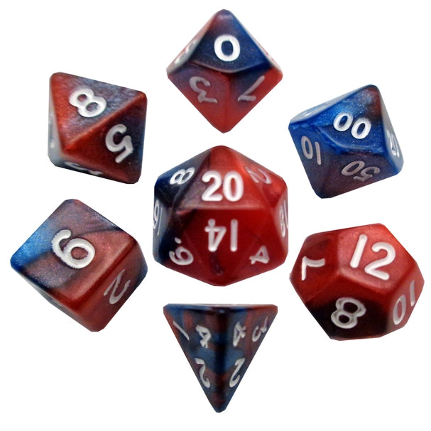 10mm Mini Dice Acrylic Polyhedral Set