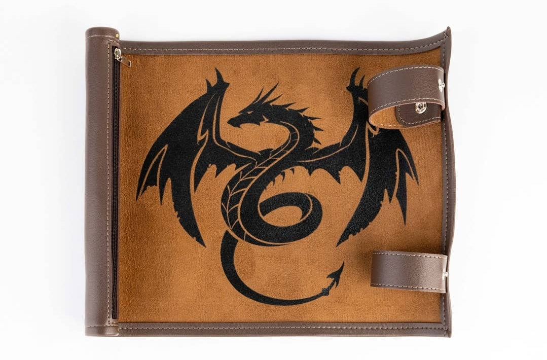Pathfinder Dice Scroll Rolling Mat and Carrying Case