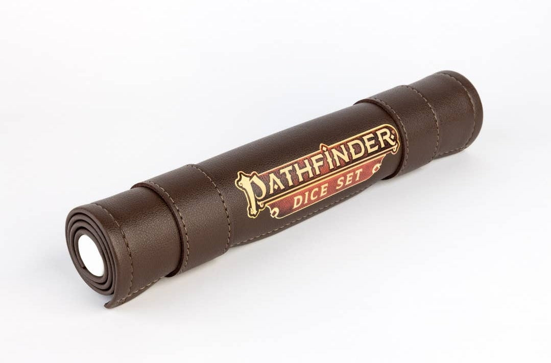 Pathfinder Dice Scroll Rolling Mat and Carrying Case