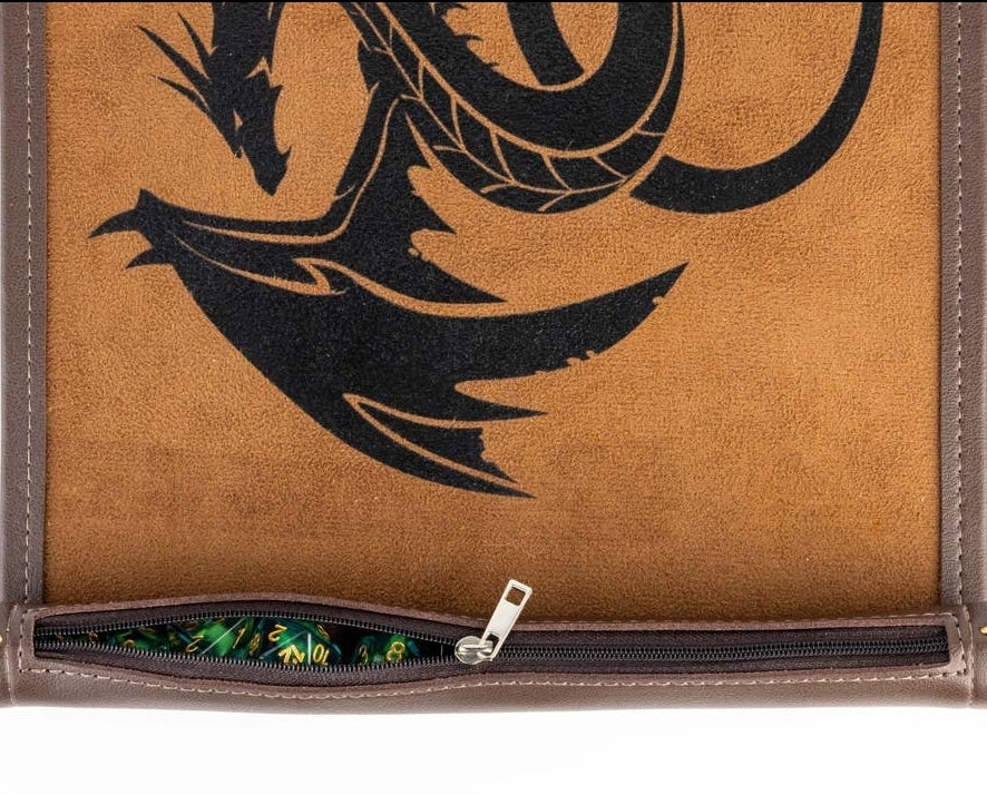 Pathfinder Dice Scroll Rolling Mat and Carrying Case