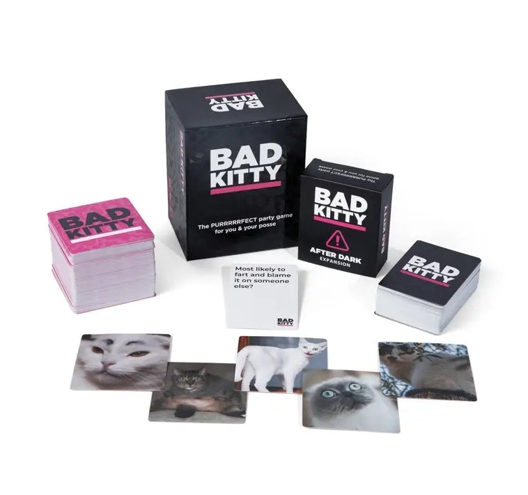Bad Kitty:  The Purrrrfect Party Game + After Dark Expansion
