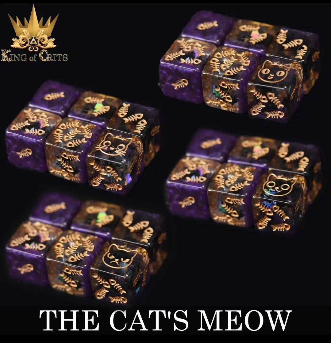 The Cat's Meow - 11 Piece Dice Set