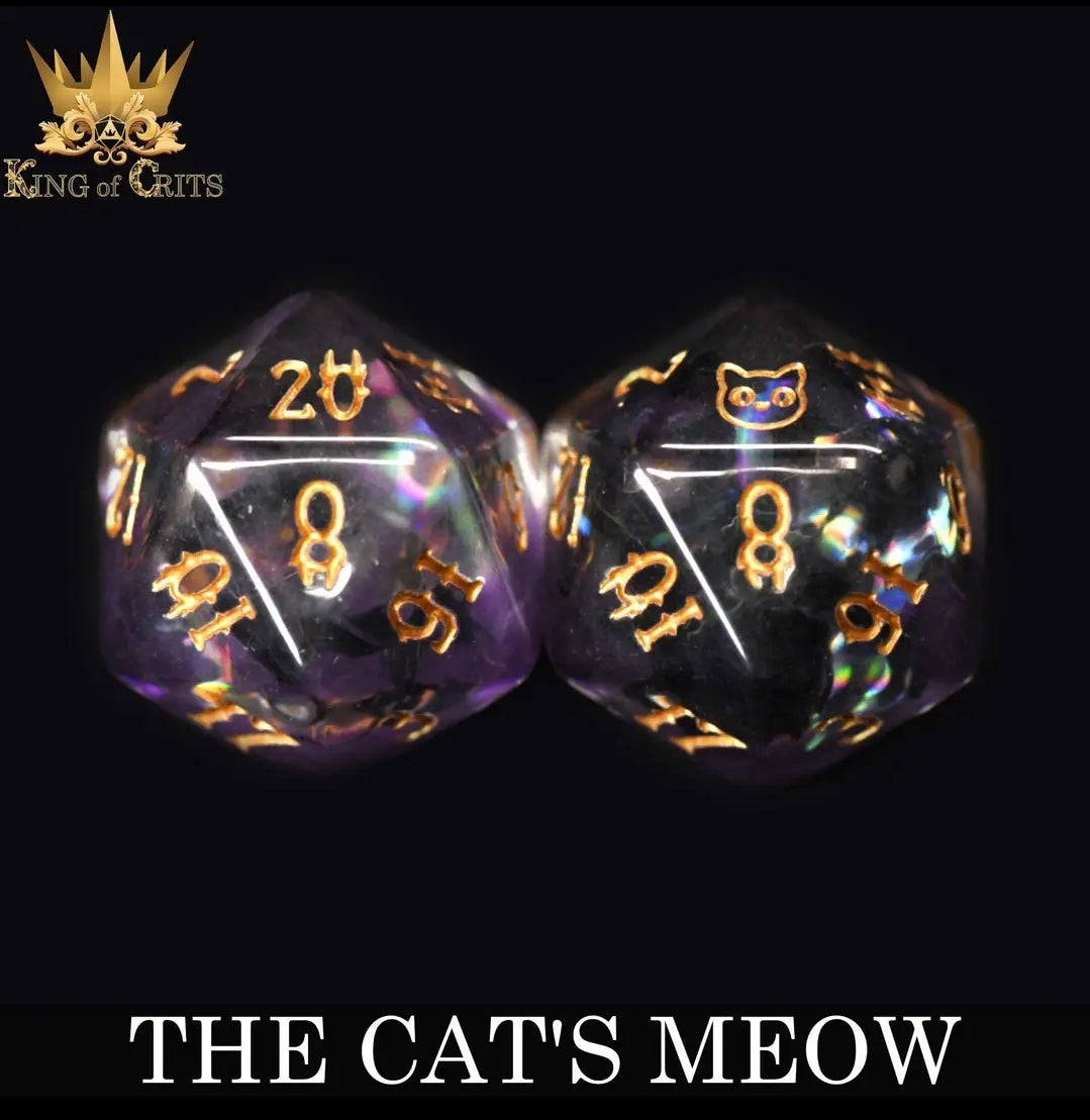The Cat's Meow - 11 Piece Dice Set