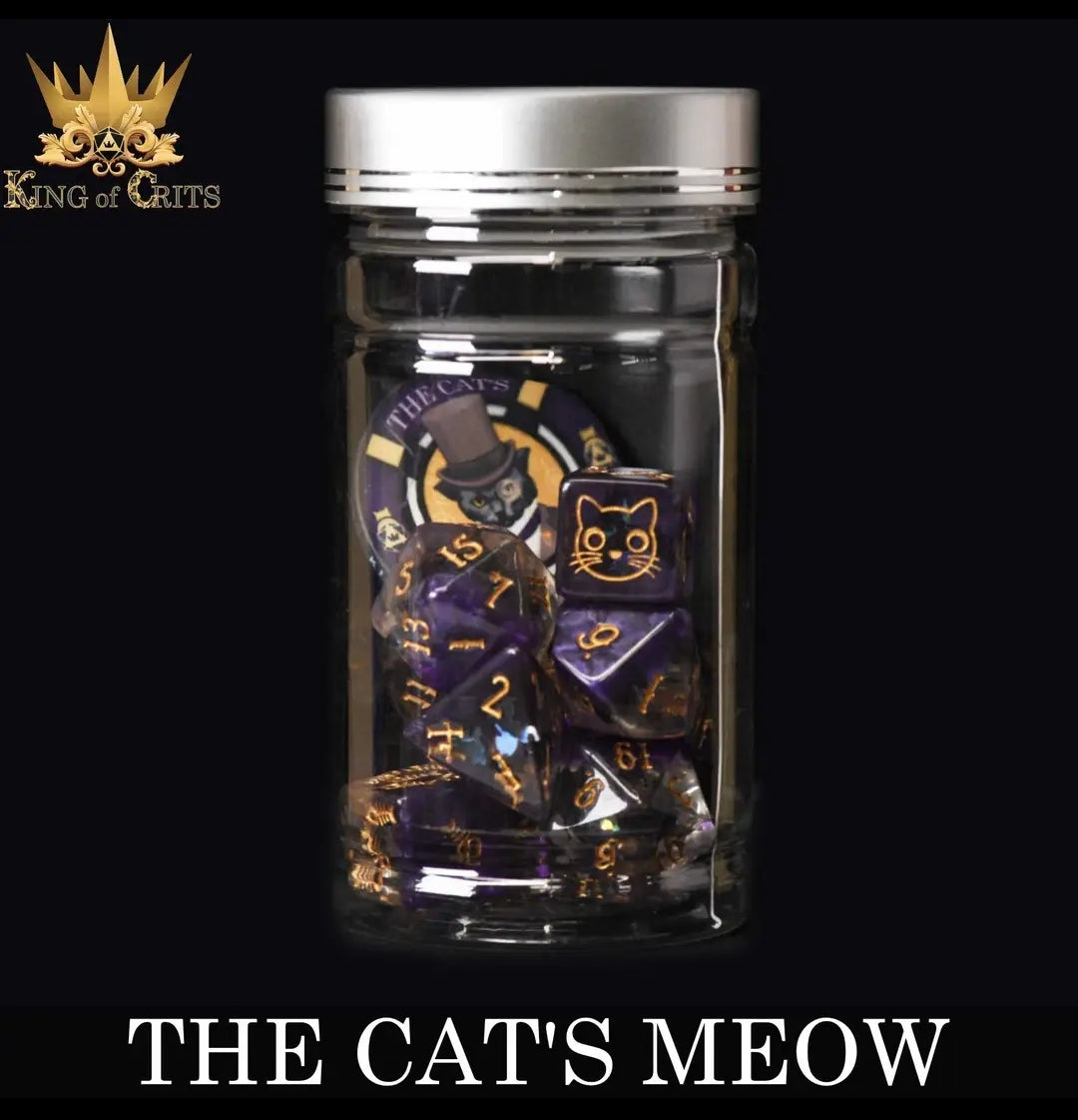 The Cat's Meow - 11 Piece Dice Set
