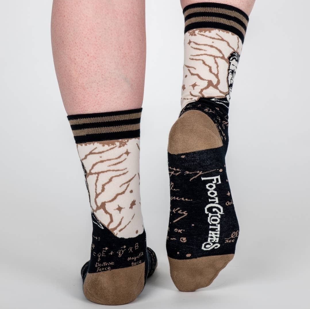 Nikola Tesla Crew Socks