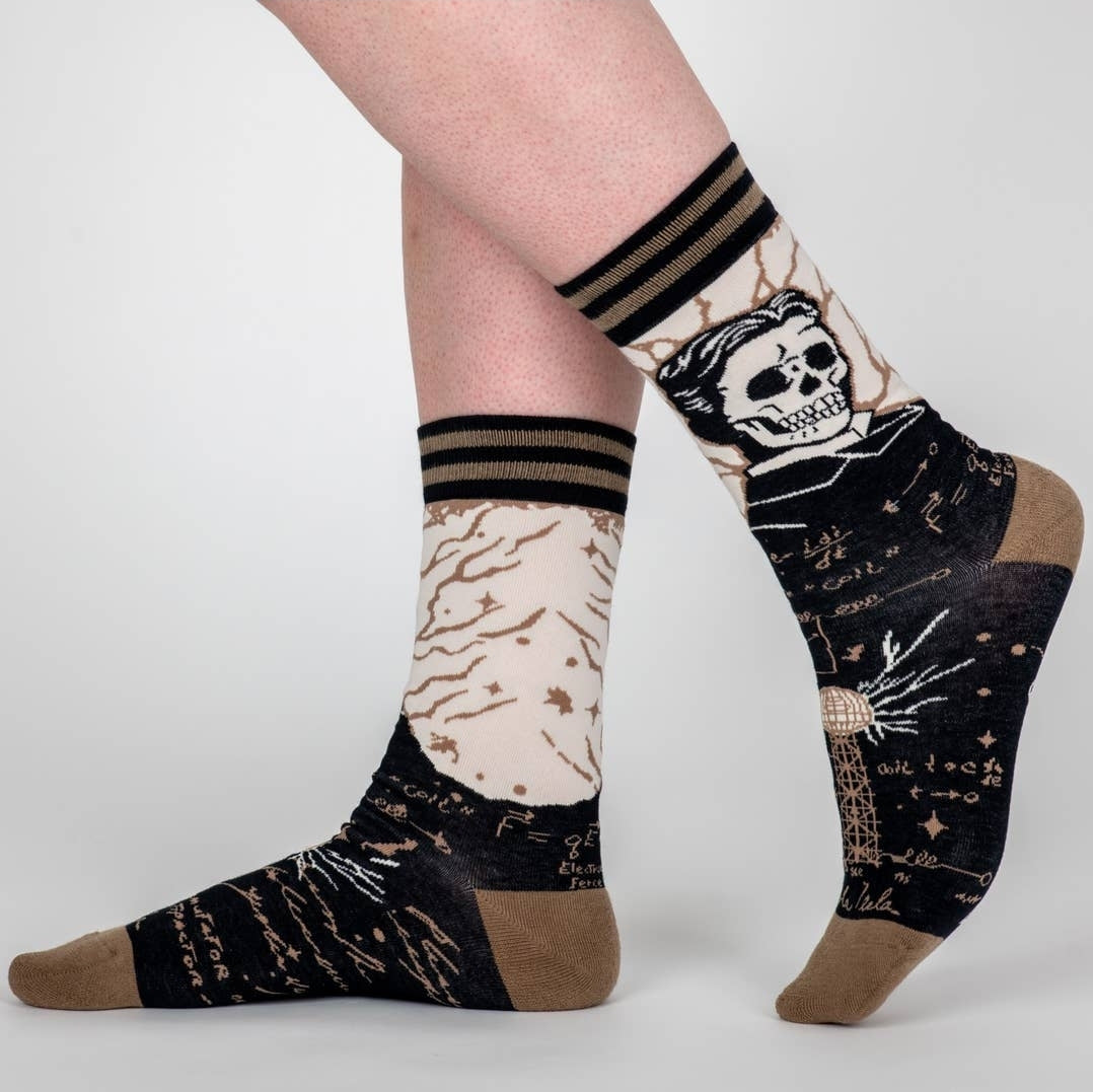Nikola Tesla Crew Socks