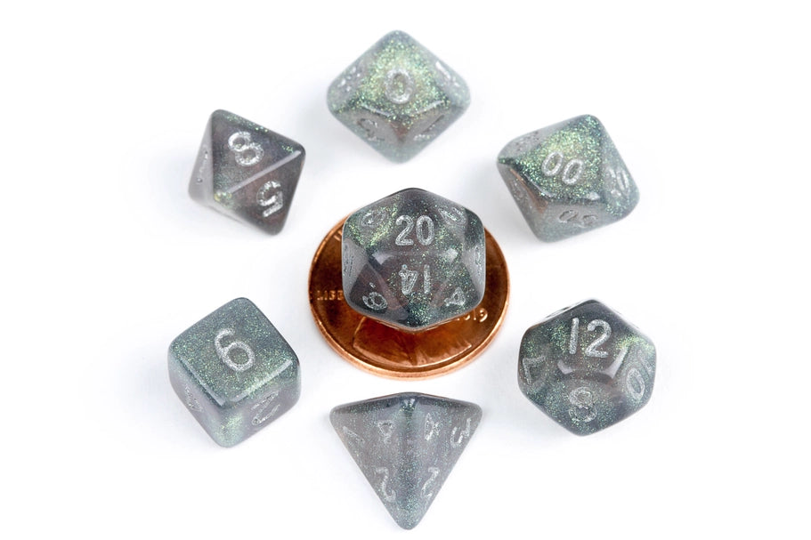 10mm Mini Dice Acrylic Polyhedral Set