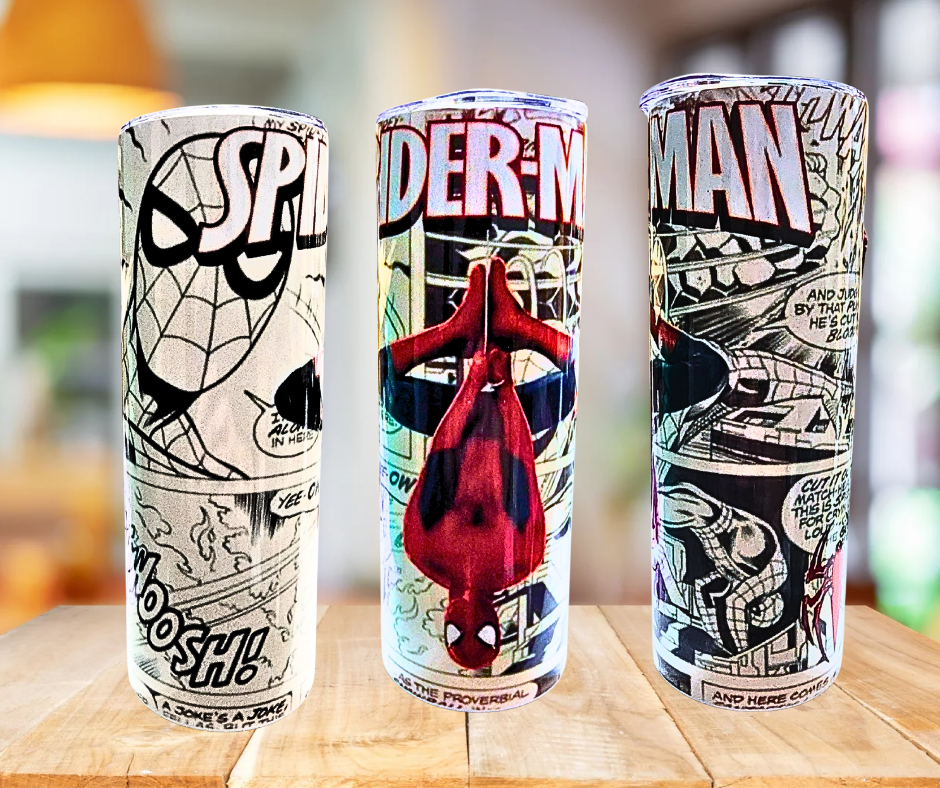 Spiderman Comic Tumbler