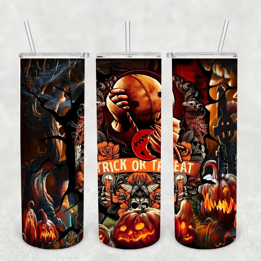 Trick r Treat Halloween Tumbler