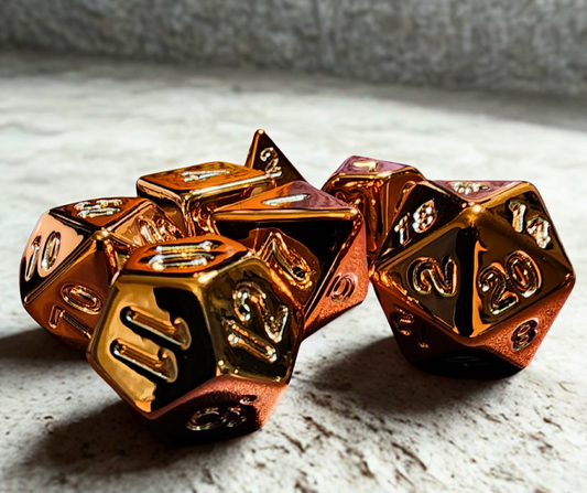 Copperhead Strike Polyhederal Dice Set