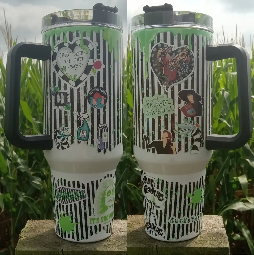Beetlejuice 40 oz Tumbler