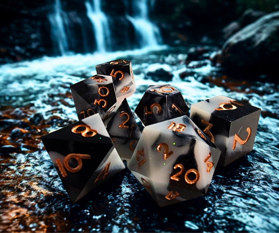 Marbled Decadence Dice Set