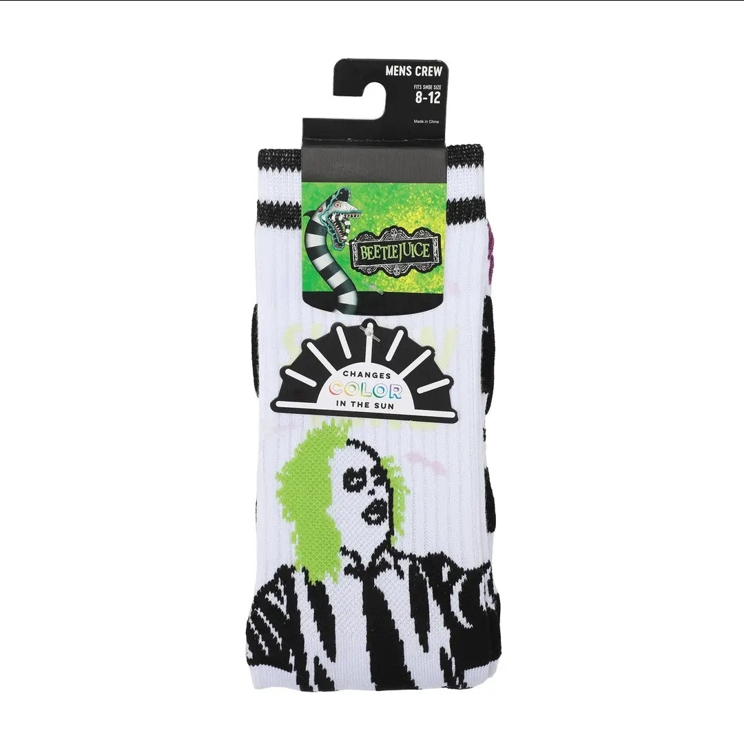 Beetlejuice Color Change Socks