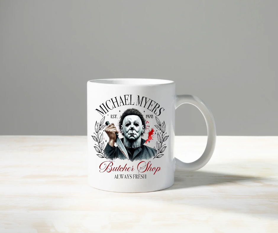 Michael Myers Butcher Shop Mug