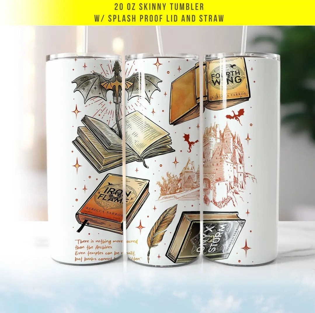 Fourth Wing Inspired Tumbler