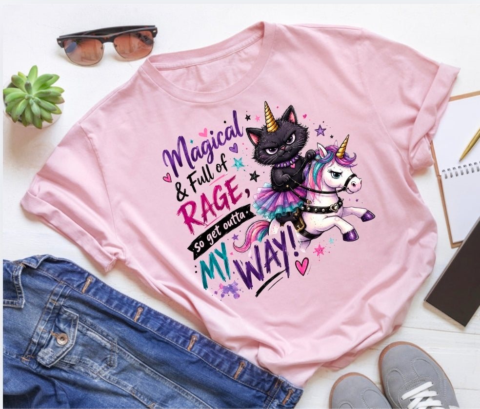 Magical Angry Kitty Tshirt