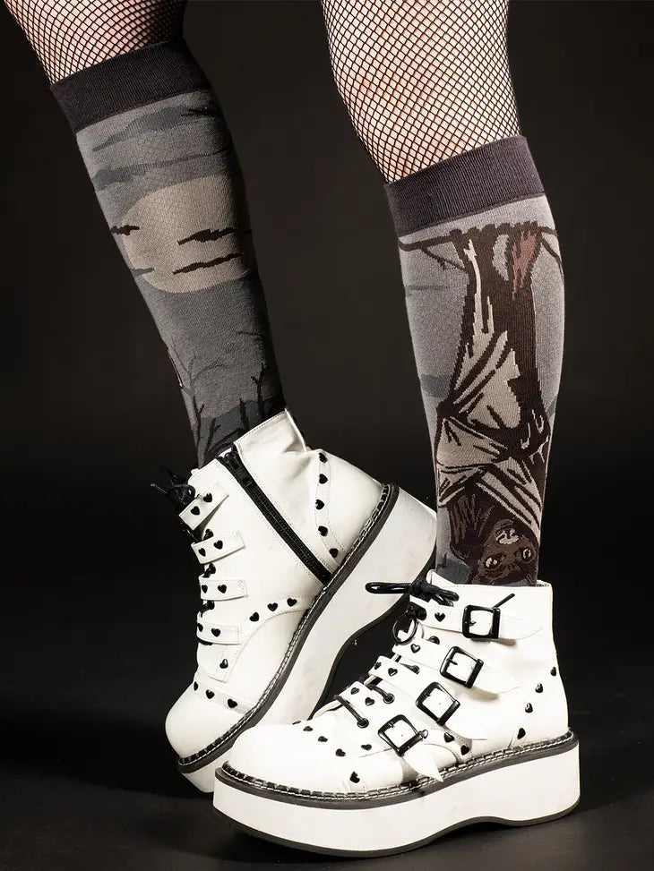 Bat Knee Socks