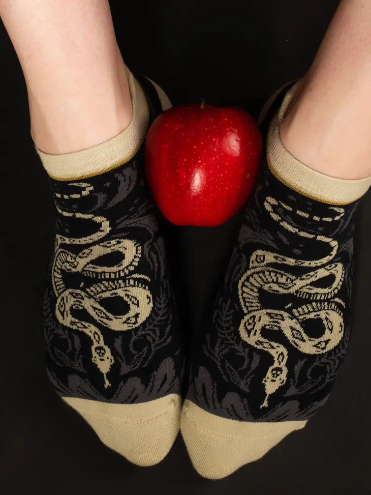 Danger Noodle Snake Ankle Socks