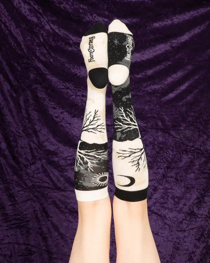 As Above So Below Tree Knee Socks
