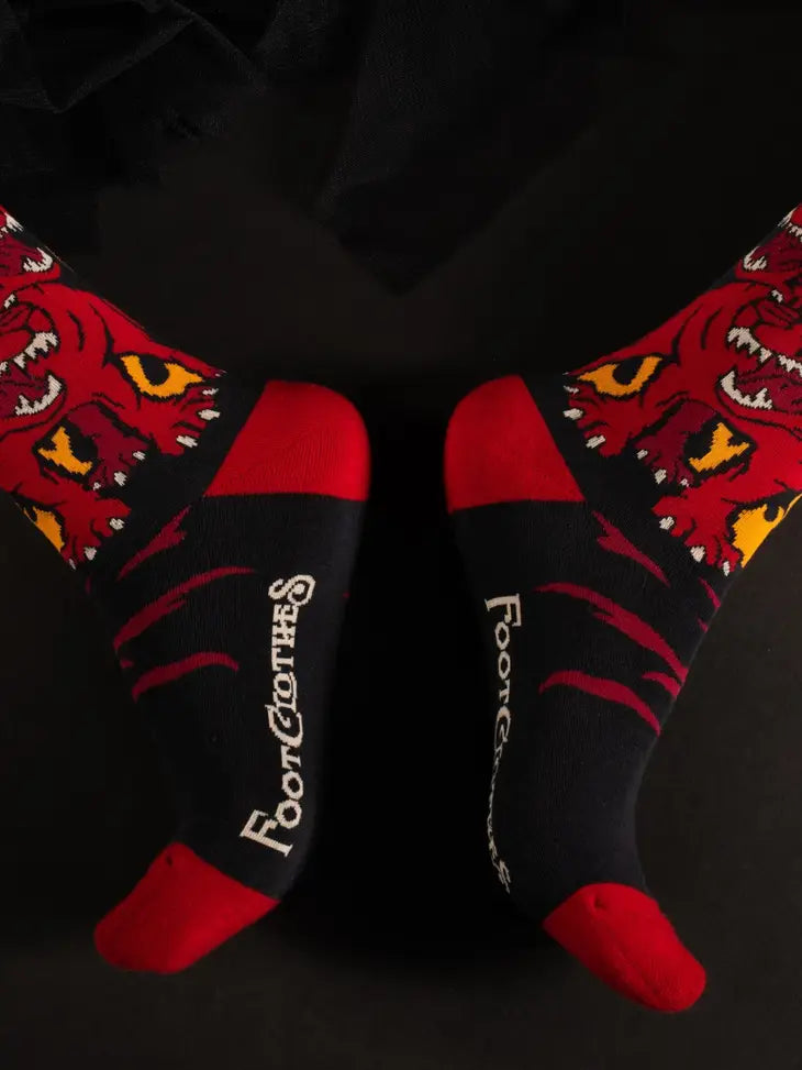 Evil Cerberus Socks