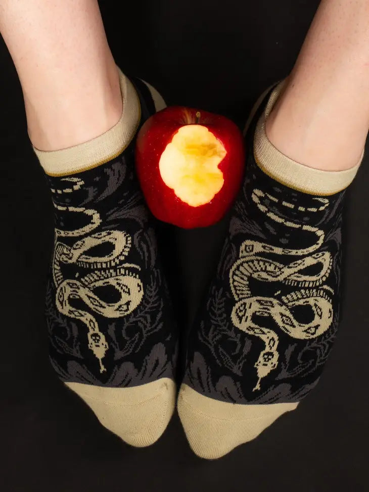 Danger Noodle Snake Ankle Socks