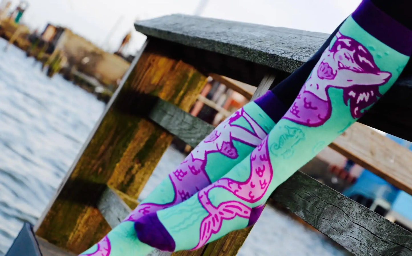 Sea Siren Knee High Socks