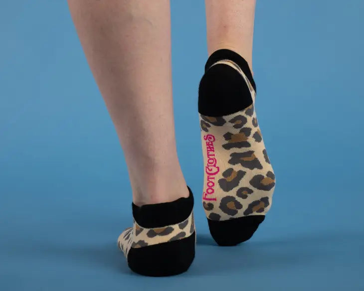 Leopard Print Ankle Socks