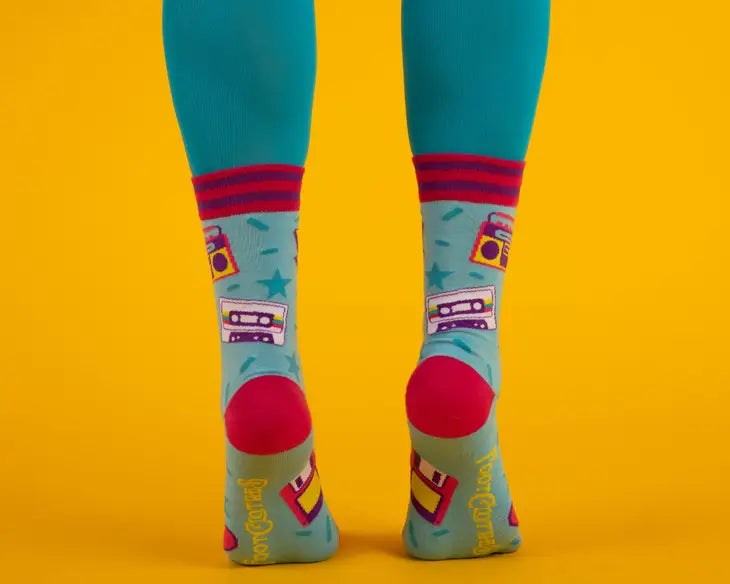 80s Nostalgia Icon Crew Socks