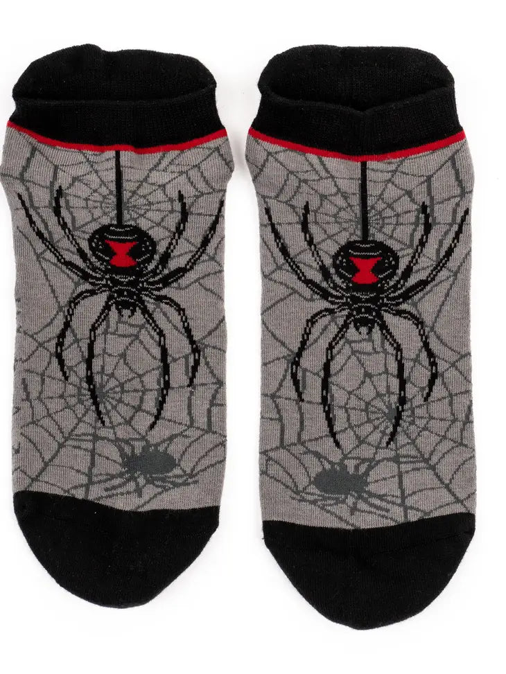Black Widow Spider Ankle Socks