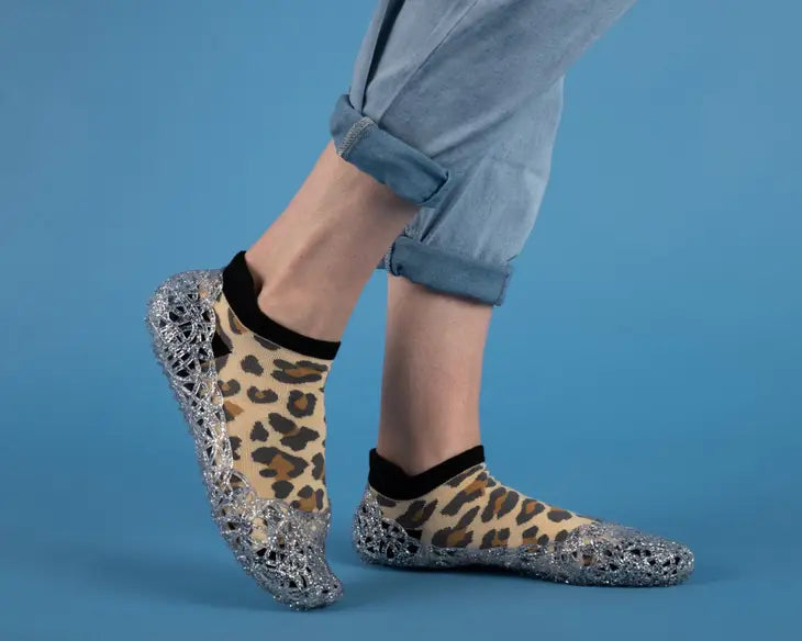 Leopard Print Ankle Socks