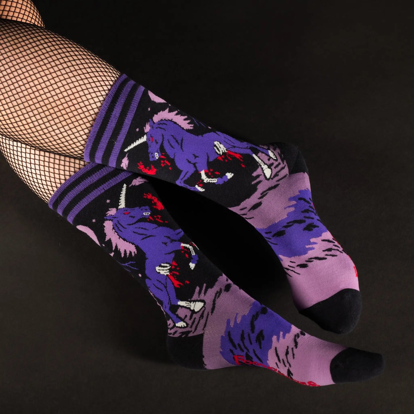 Evil Unicorn Socks