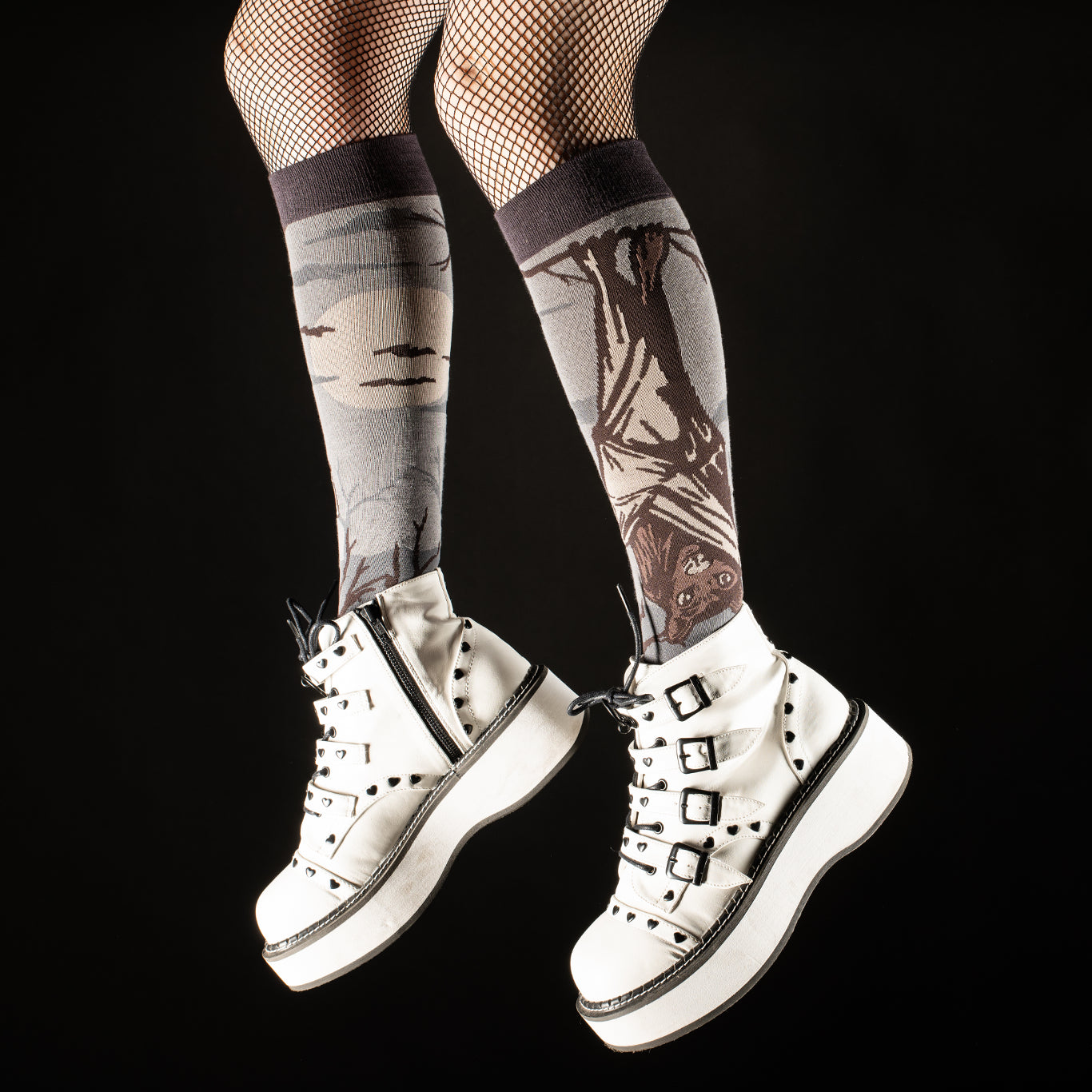 Bat Knee Socks