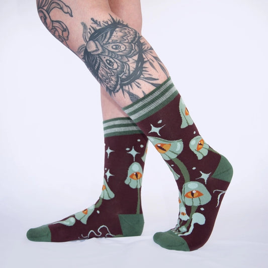 Mystic Mushrooms Crew Socks