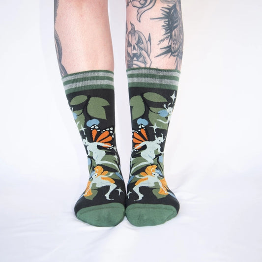 Fanciful Fairies Crew Socks